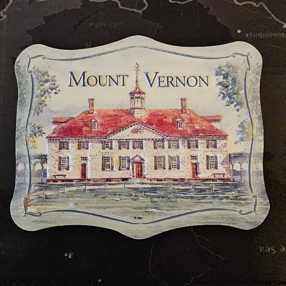Mount Vernon George Washington Estate Souvenir Magnet Designmasters 2004 VA